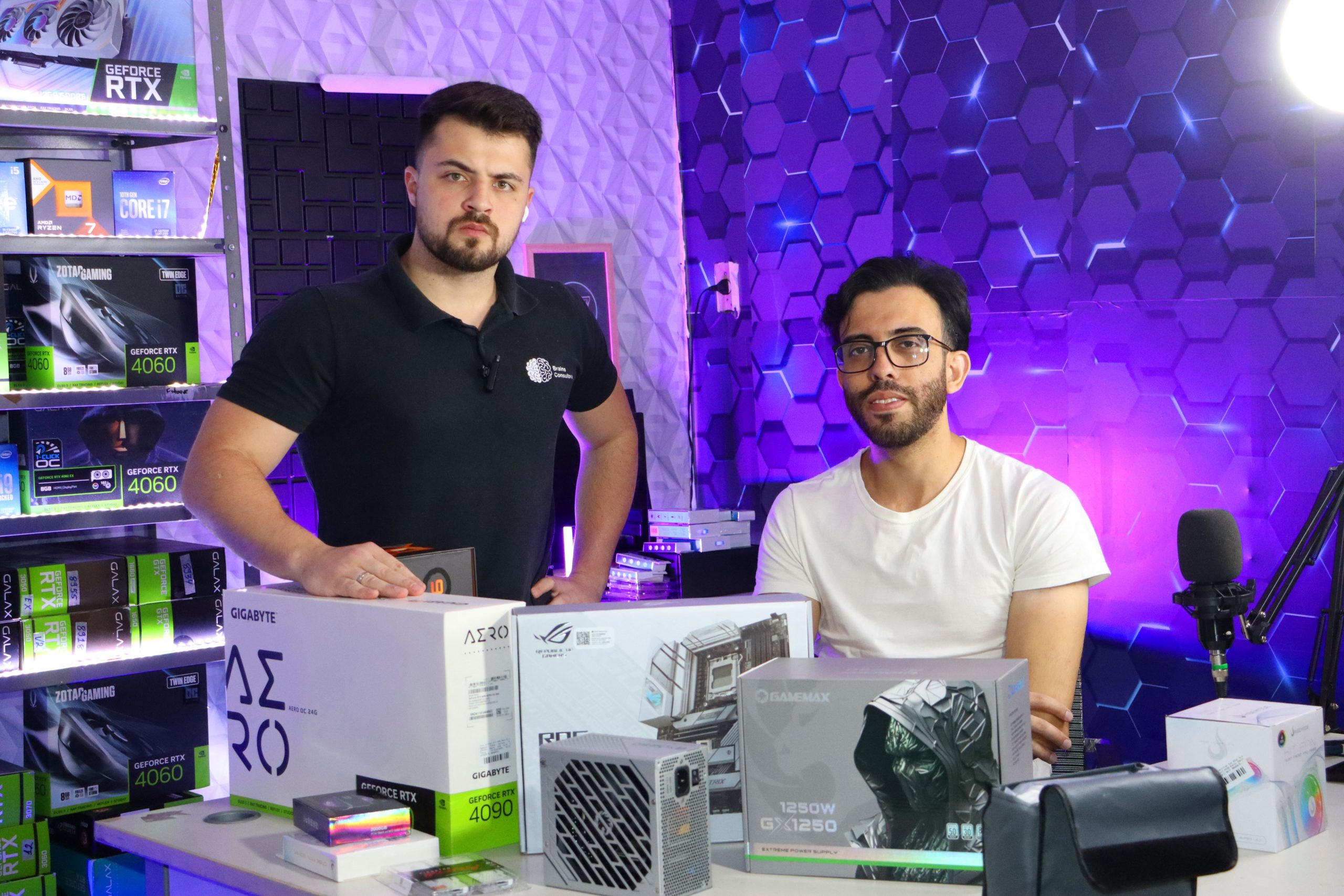 loja física de computadores