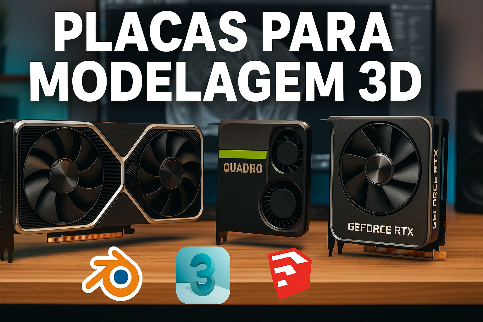 melhores placas de video para modelagem 3d