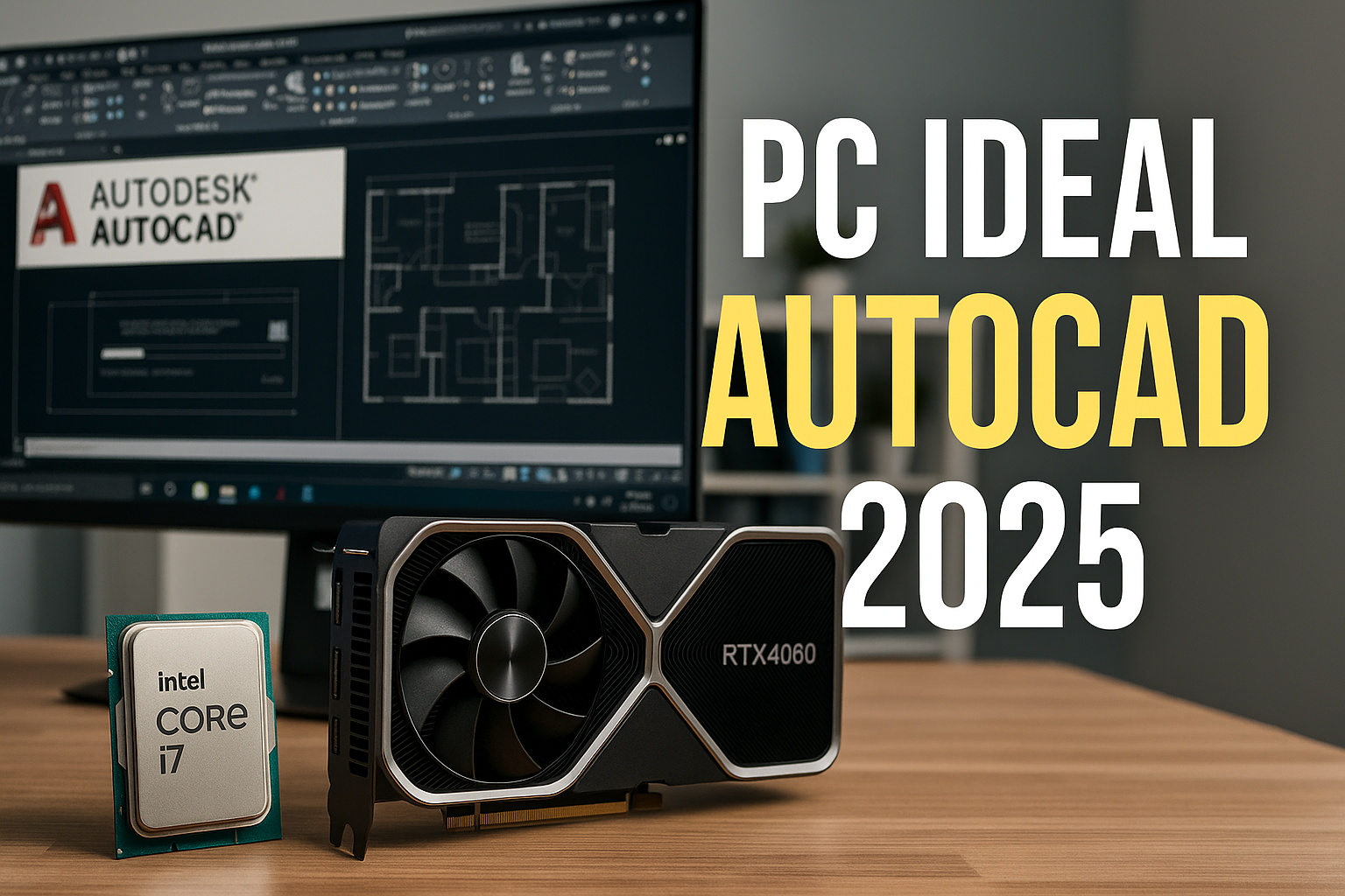 processador e placa de vídeo recomendados para autocad