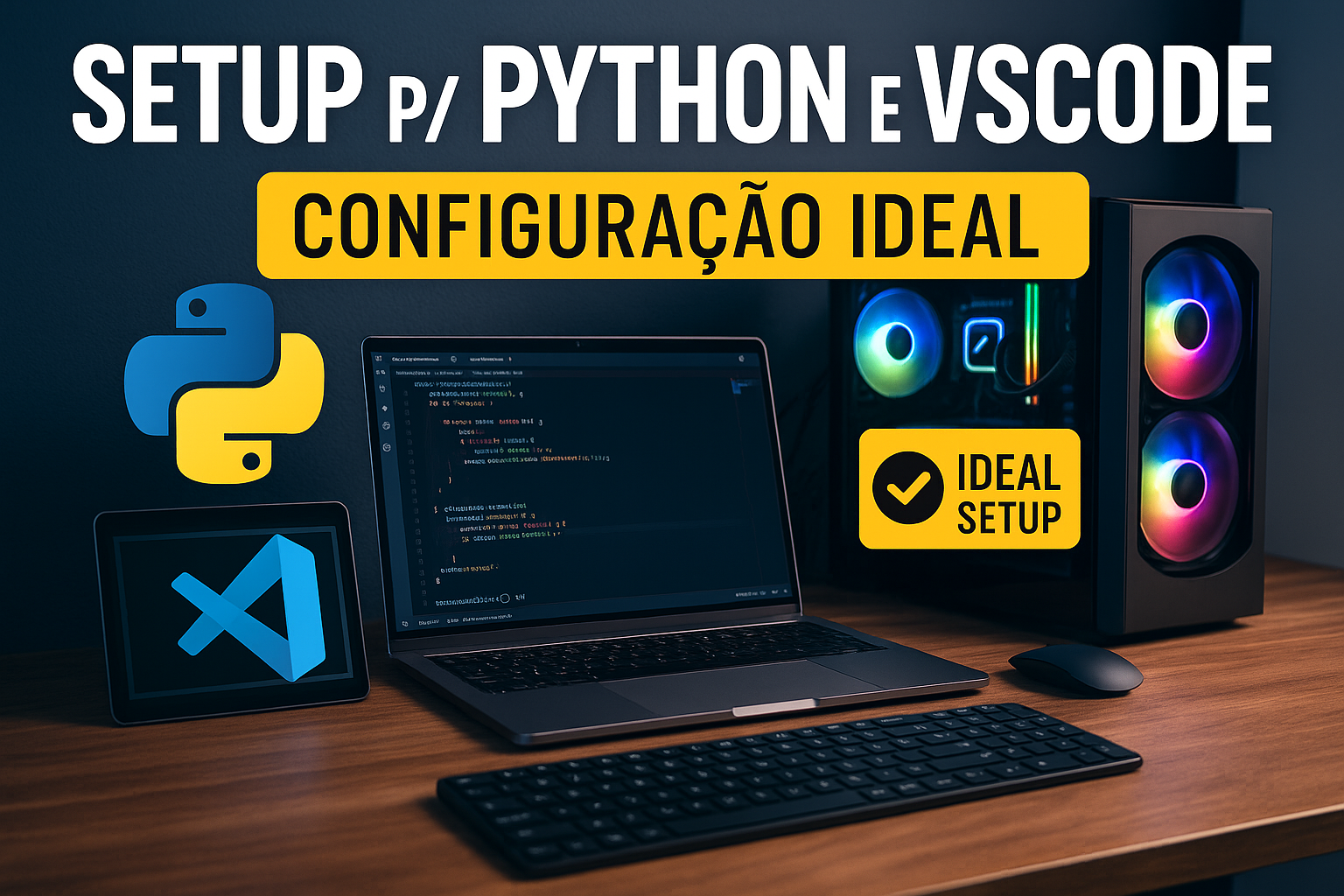 Configuração ideal para programação com Python