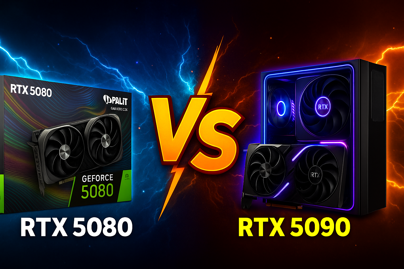 rtx 5080 vs rtx 5090